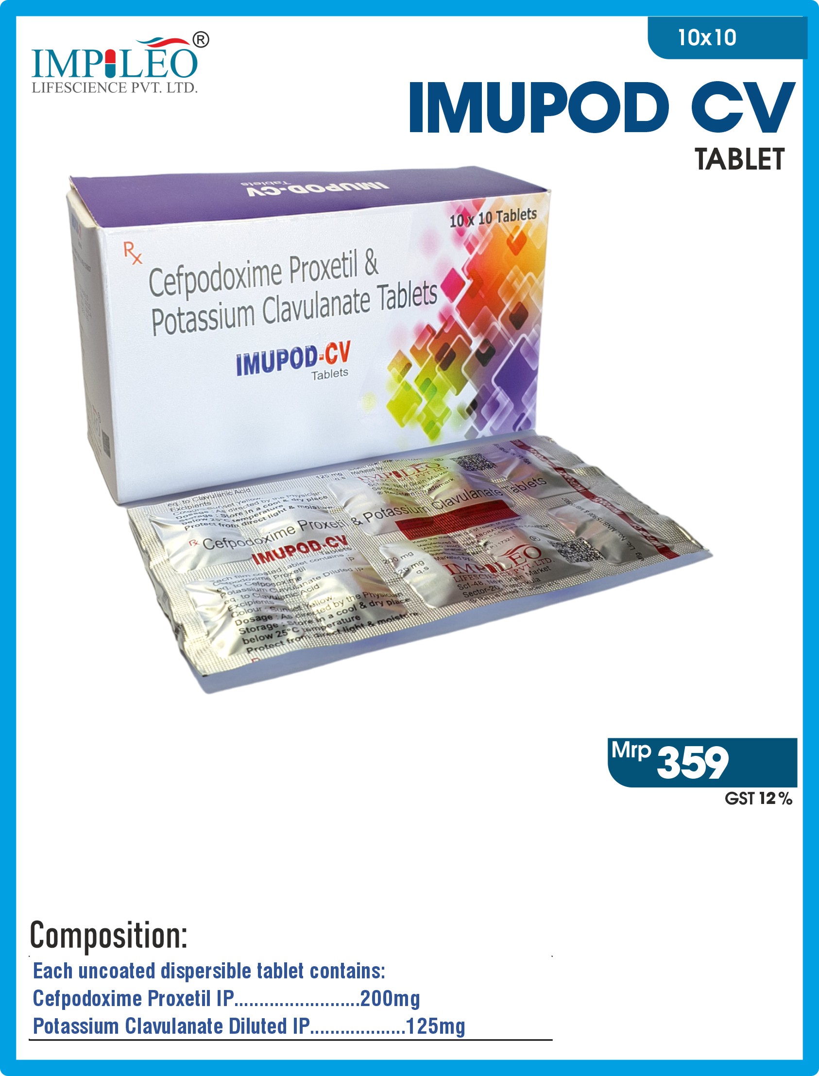 IMUPOD CV Tablet : Your Gateway to Profitable PCD Pharma Franchise in Panchkula